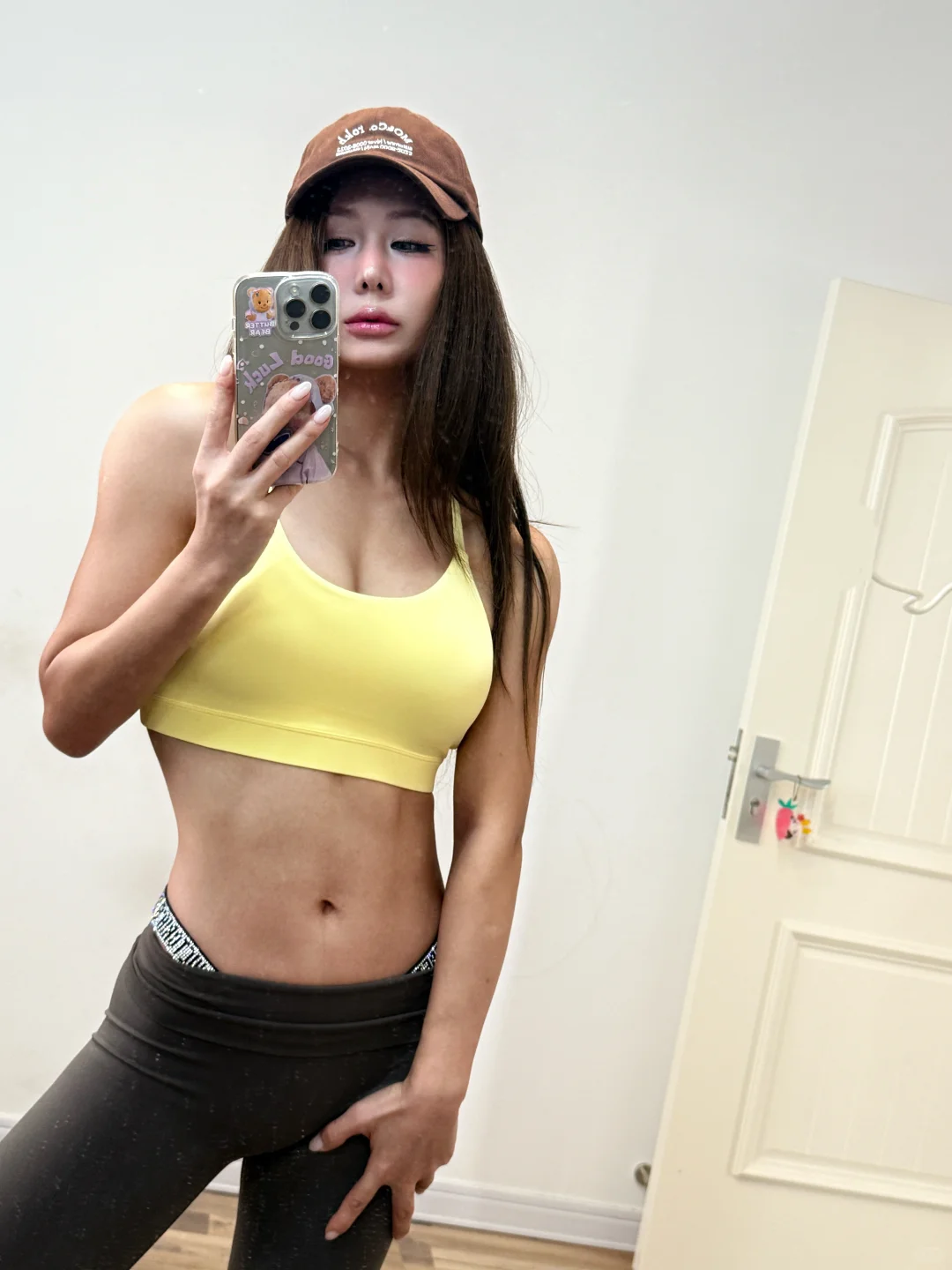 健身女孩 肌肉线条感