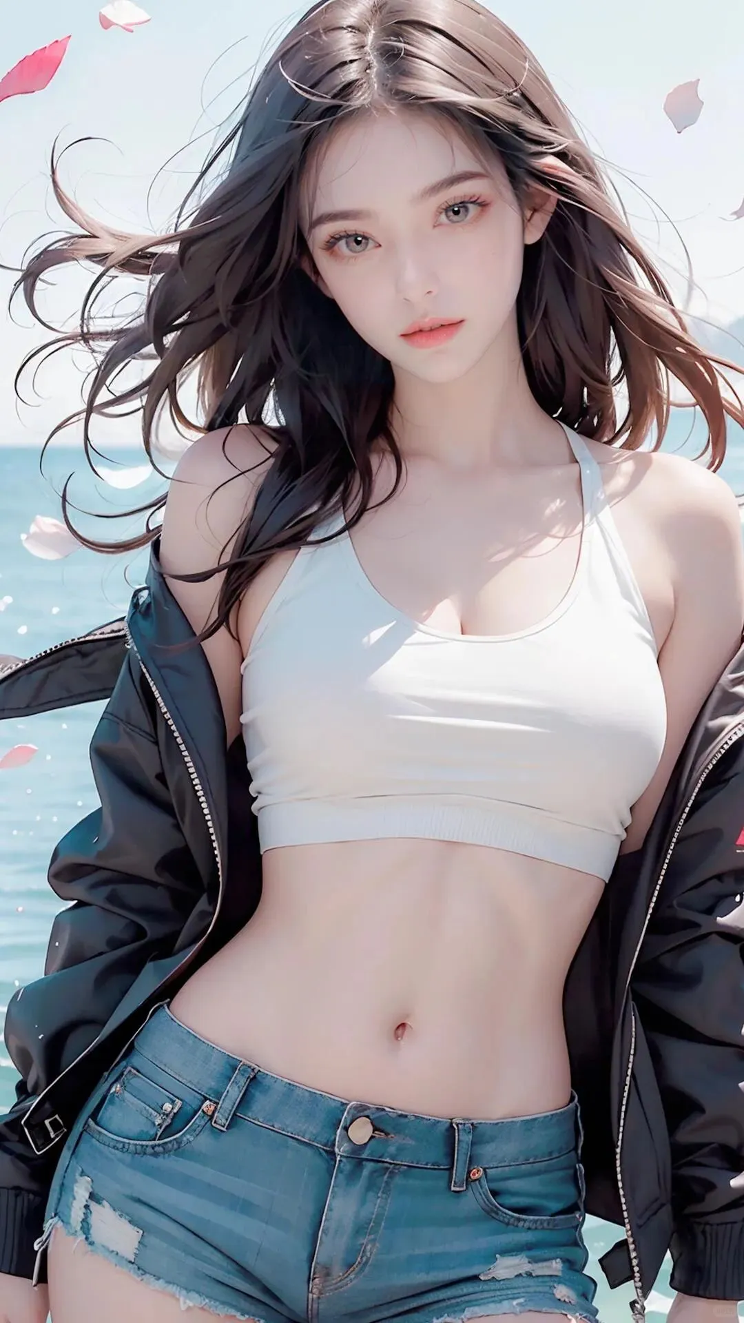 性感美女重在白净