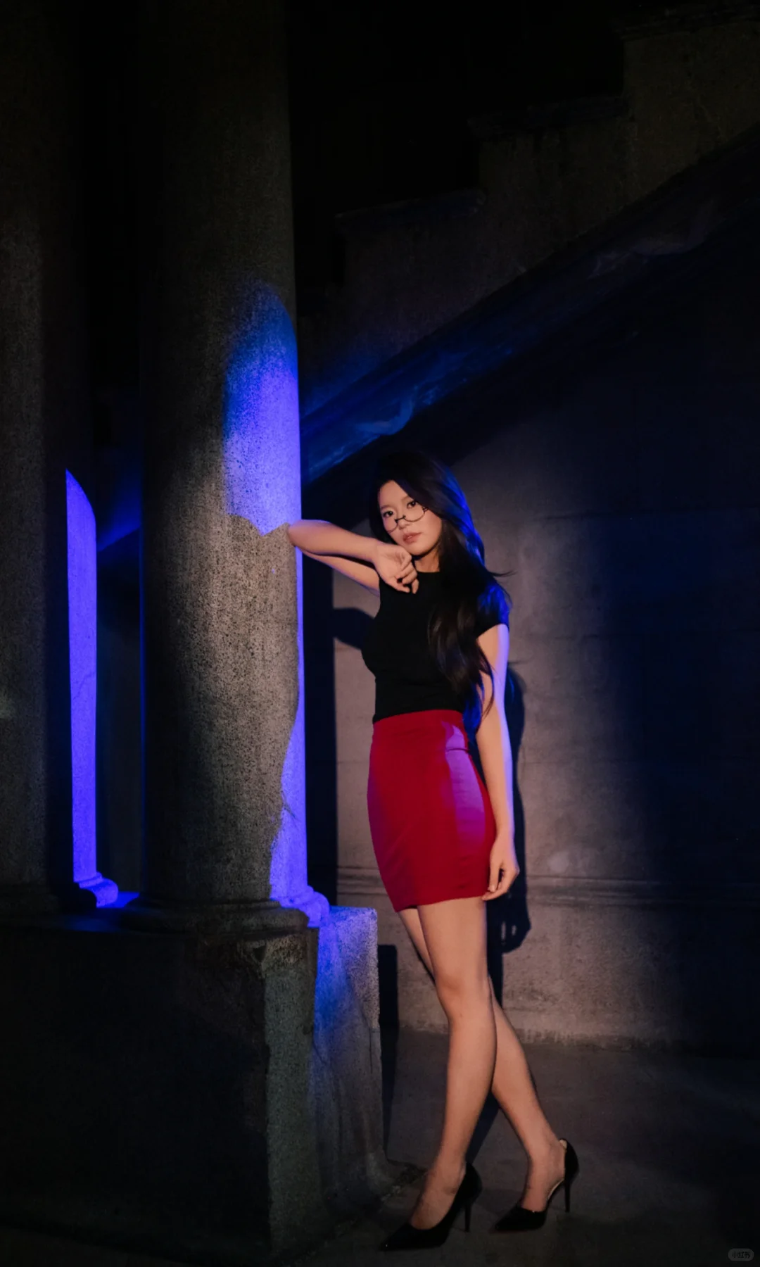 楼梯写真｜御姐范儿拉满！