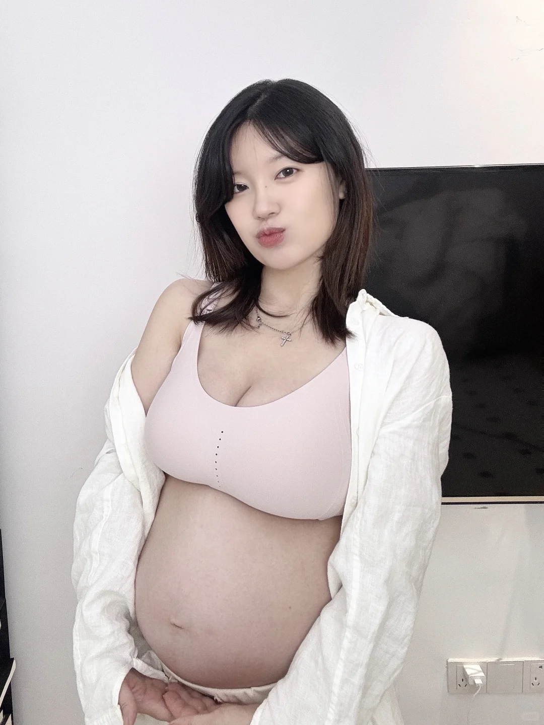 孕15w｜80E大🐻这件内衣我能穿到断奶