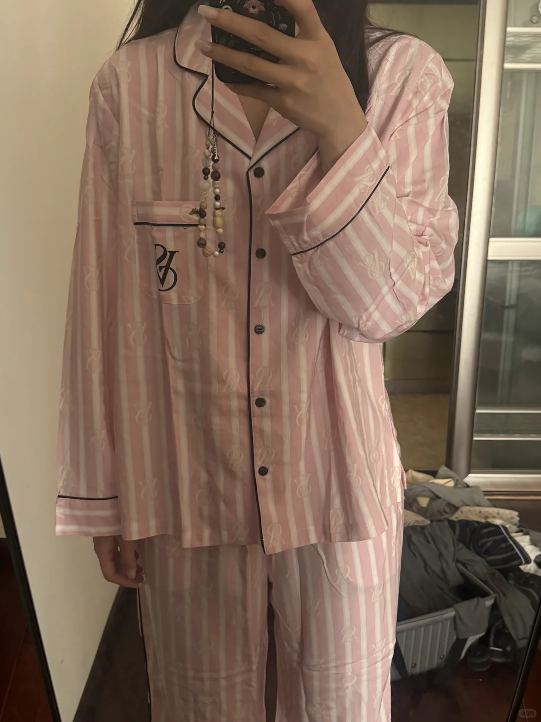 维秘睡衣m码170上身效果