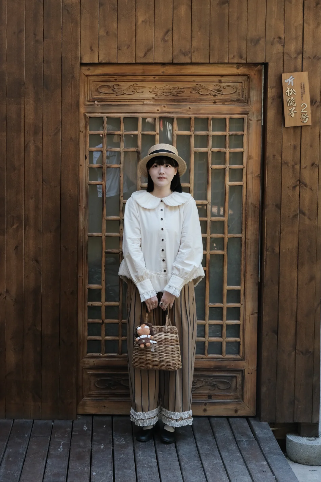 155日系小个子｜🍁秋日棕色系氛围感穿搭～