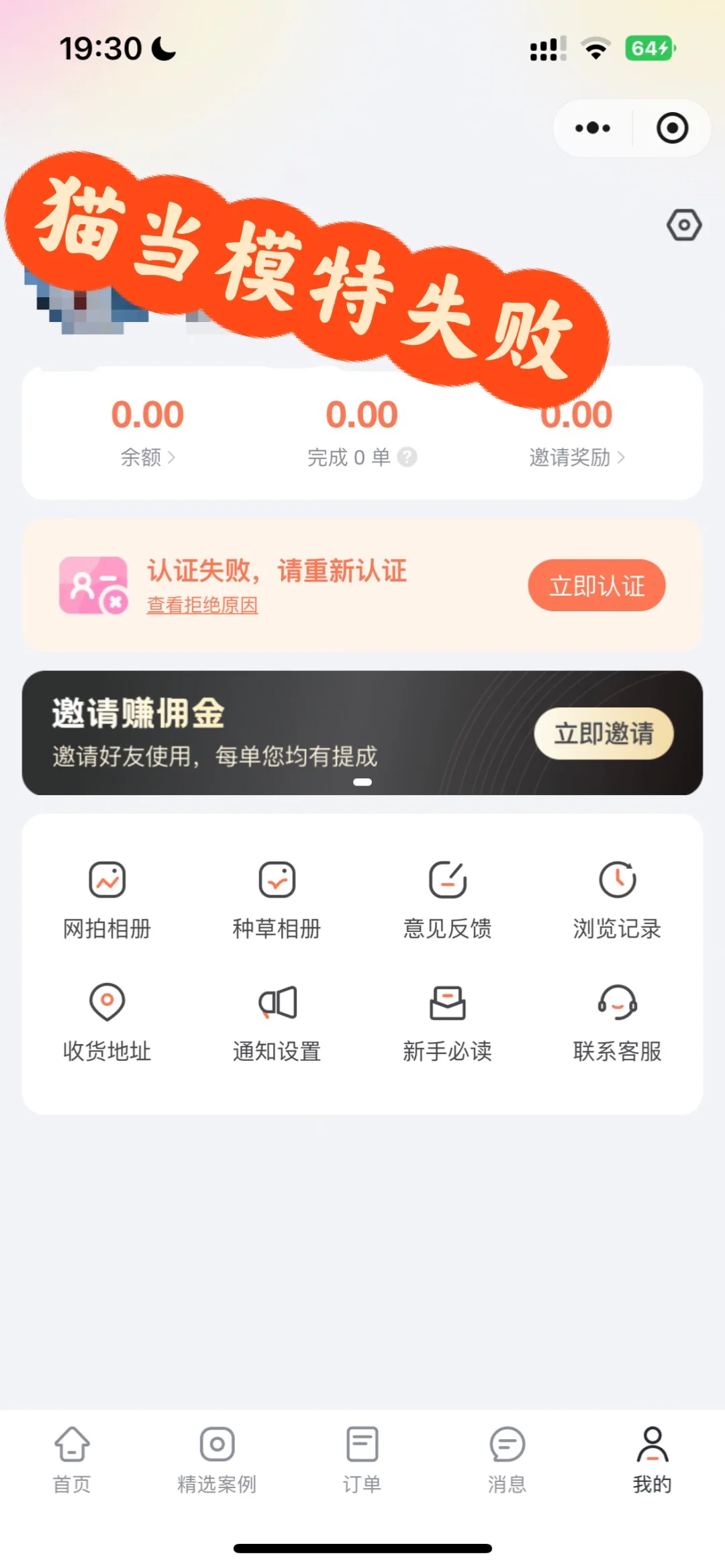 猫当模特今天提交了七次都不过😭为啥啊