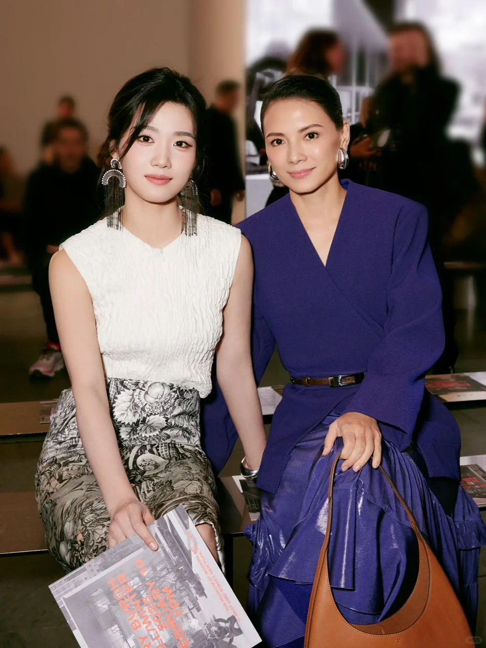 卢昱晓丨2025秋冬时装秀前排直击