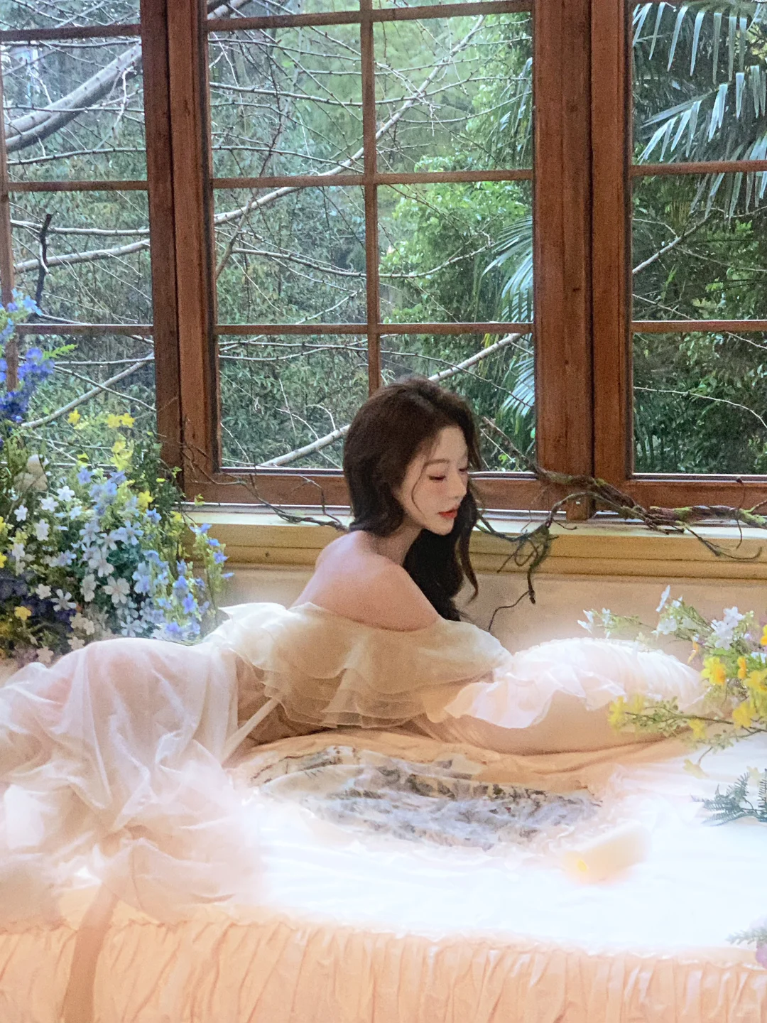 靠一张背影图就吸引了10个客妹来拍同款～