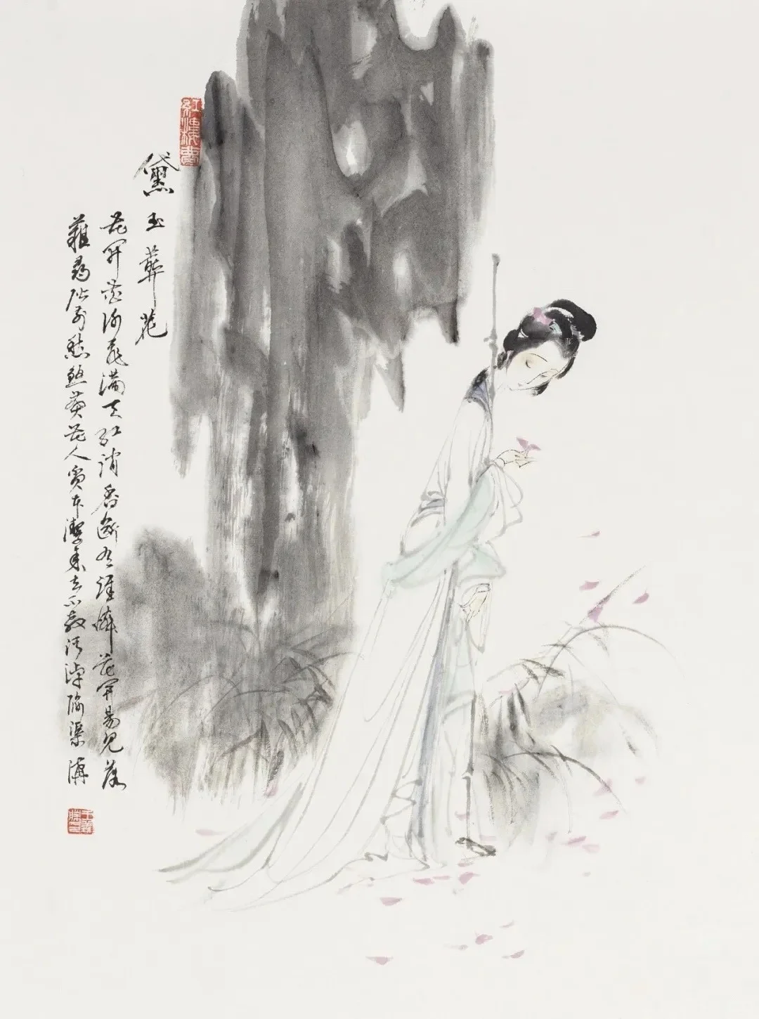 曼妙身段！不点睛的仕女图，何以如此销魂？