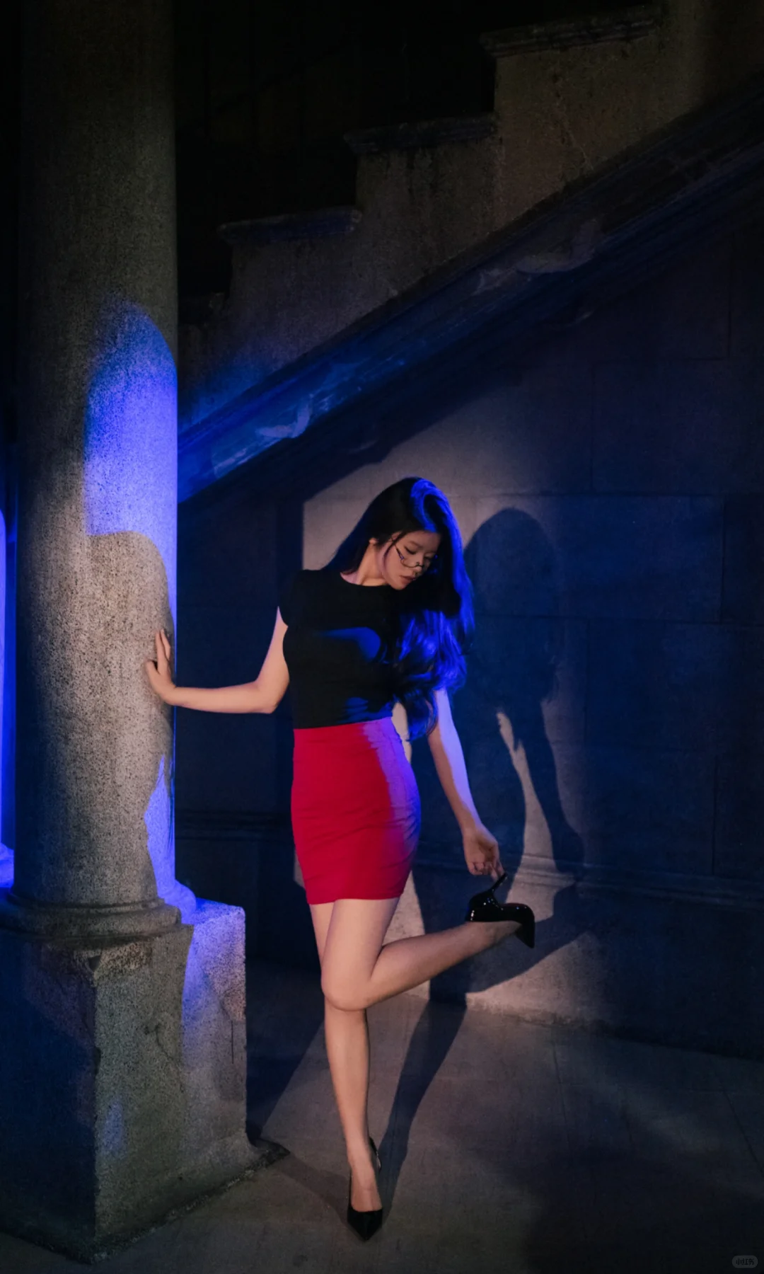 楼梯写真｜御姐范儿拉满！