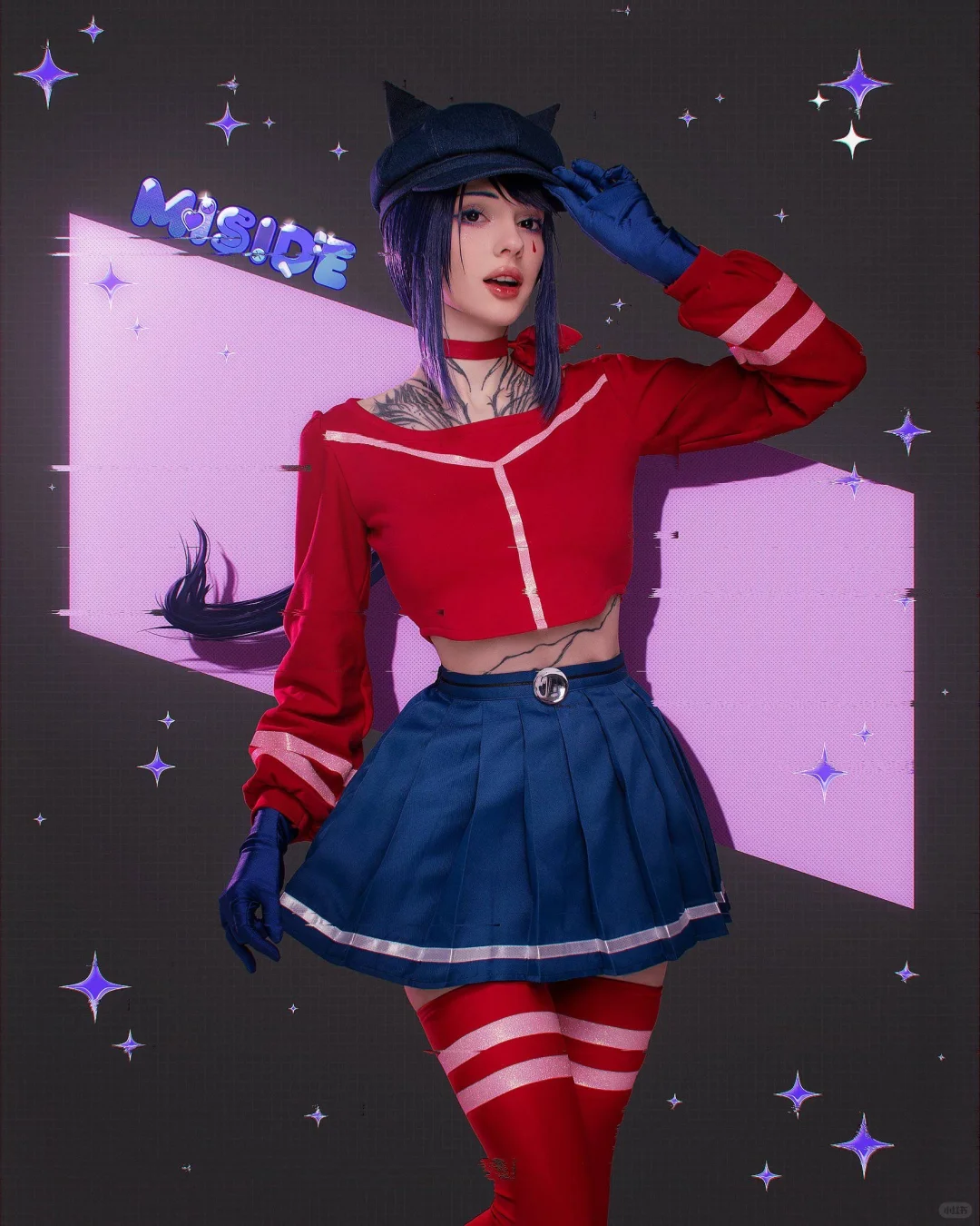 国外COSER小姐姐作品欣赏：《绝区零》星见雅👆