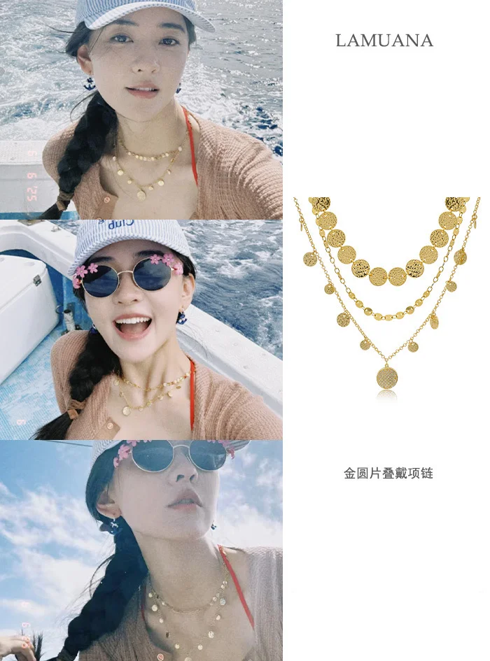 梁洁海边🏝️度假配饰真的太hot了🔥🥵！