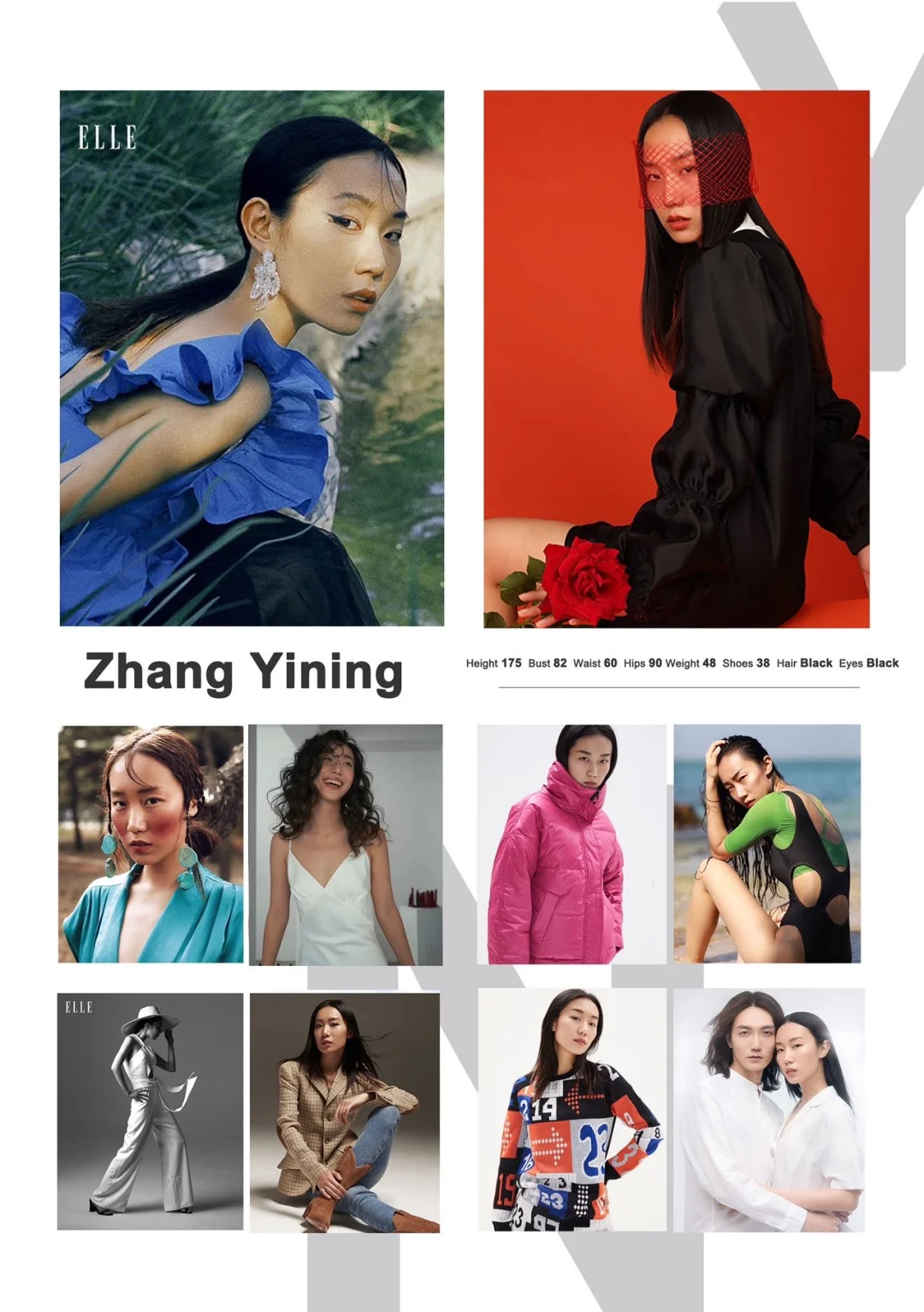 简约气质感女模｜气质、个性、混血感