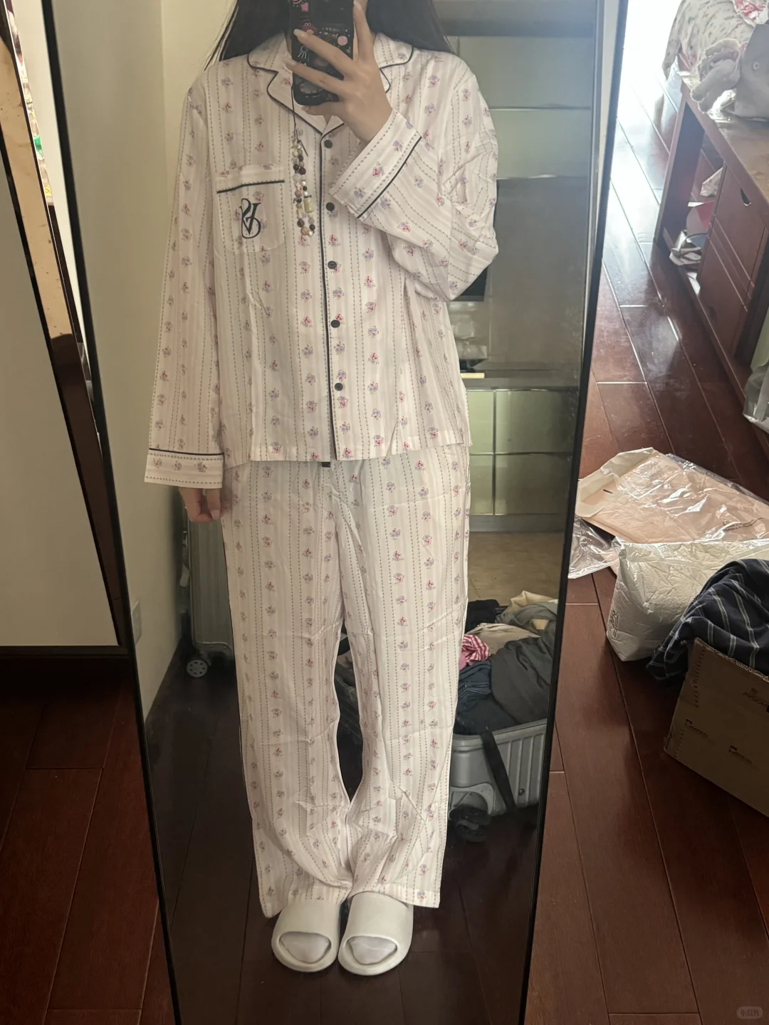 维秘睡衣m码170上身效果