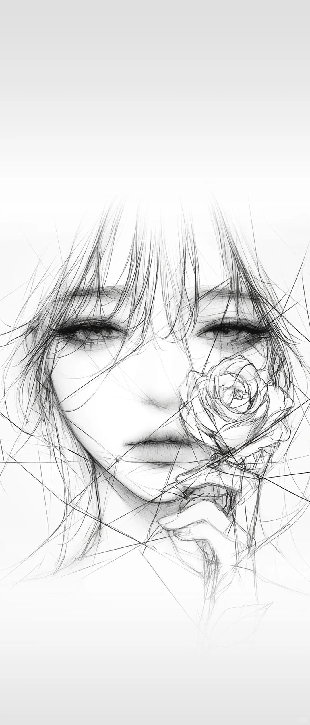 素描风小众壁纸｜高级感与破碎感的碰撞🎨