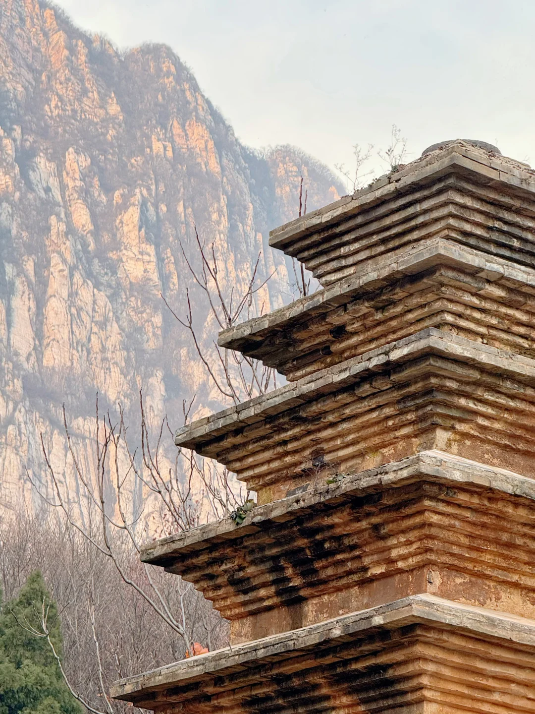 嵩山最小众的国保三祖庵，今日秋色正撩人