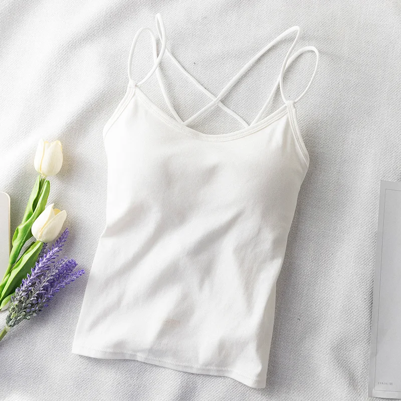 ☀️2023夏季必备！性感交叉美背露背内搭