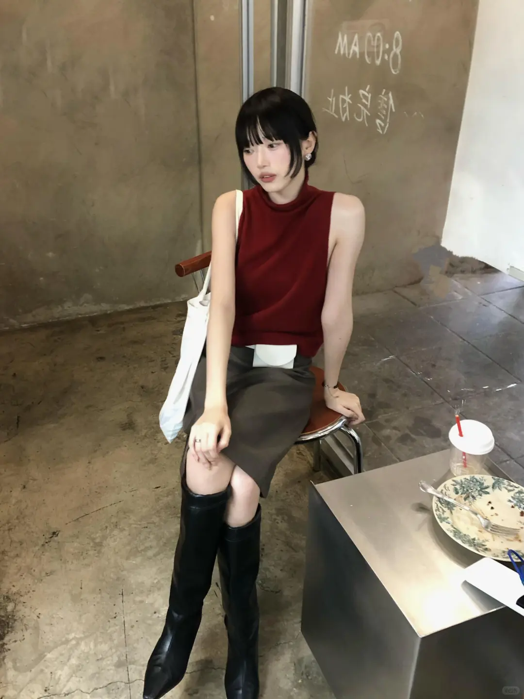 时髦精的“红色尤物”，好瘦、好显白 !