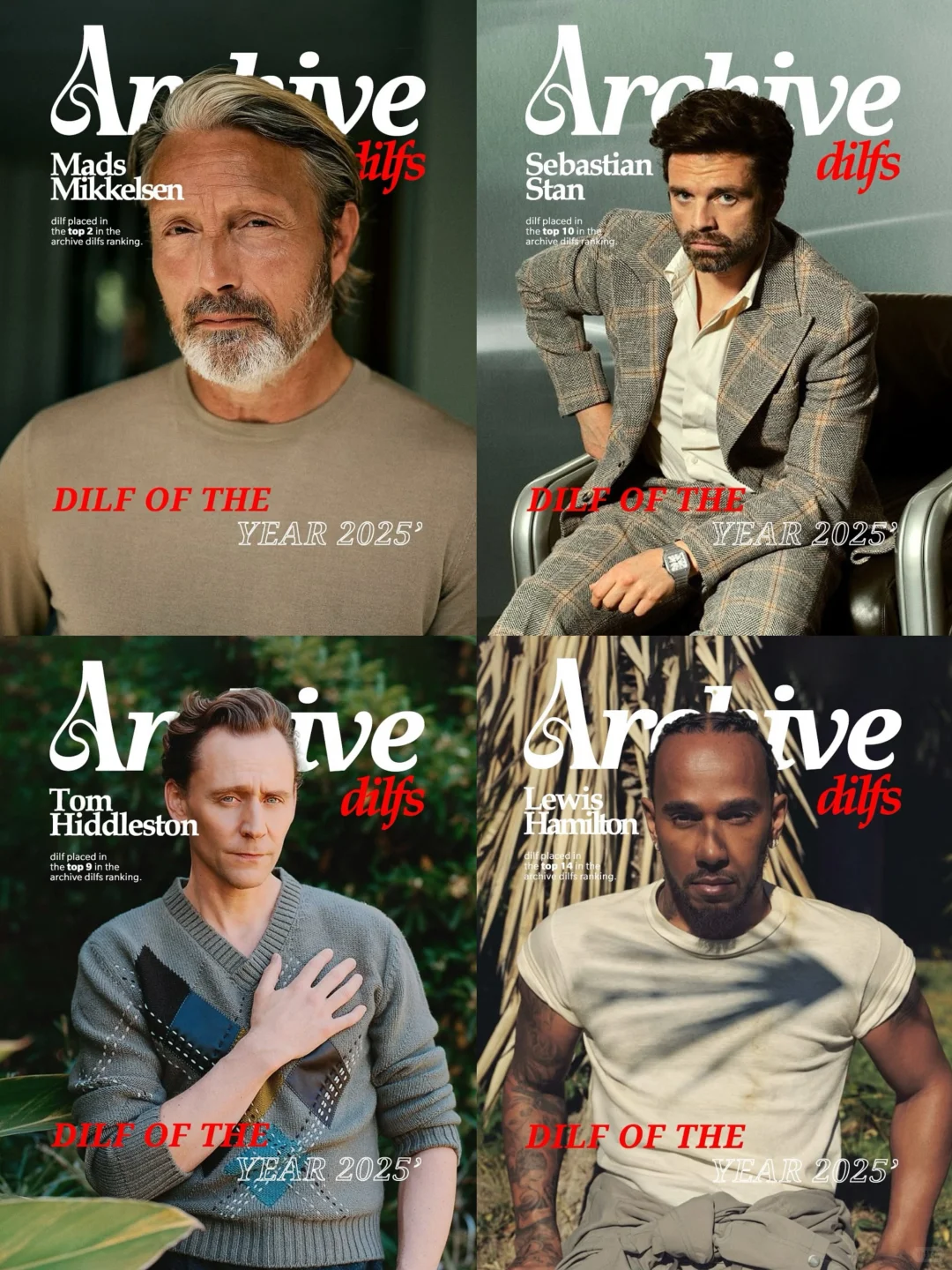 🥵欧美网民票选2025最性感爹地排行榜