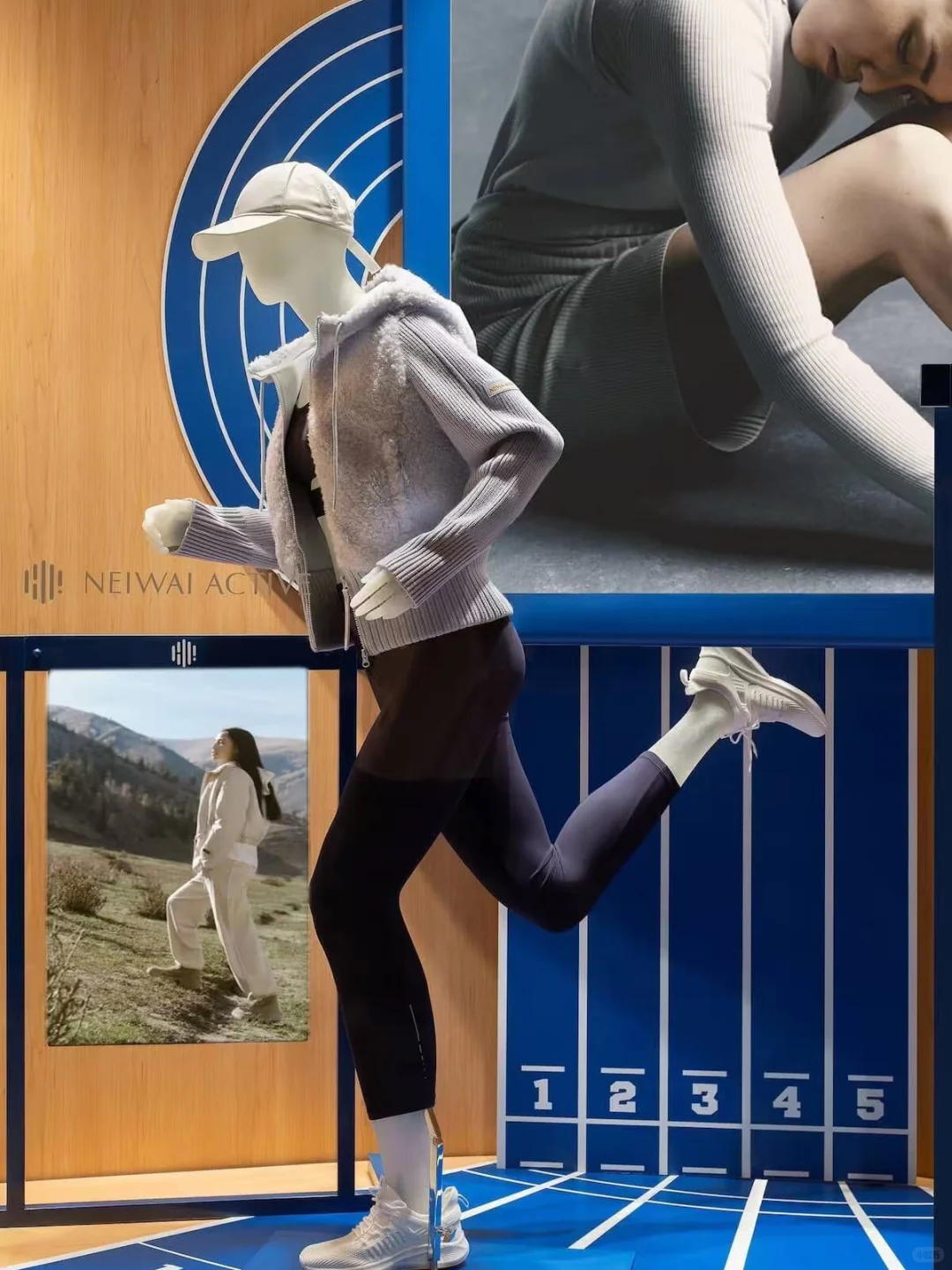 户外运动橱窗模特合集，氛围感直接拉满✨