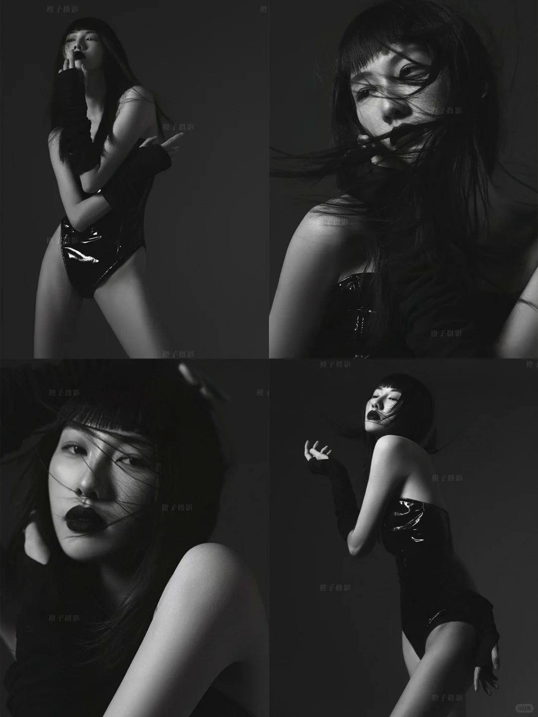 冷冽性感黑白质感肖像|北京写真