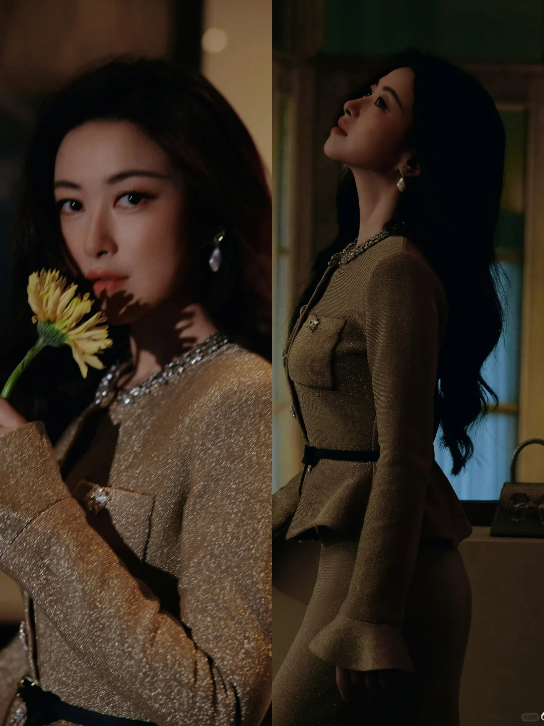 朱珠贵气四套依旧封神：妩媚智性天花板🥂