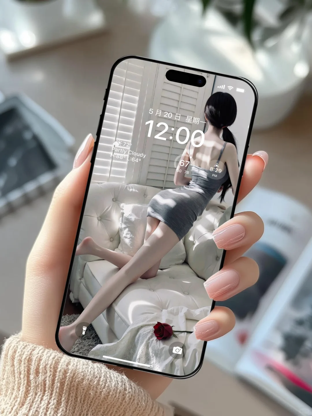 9张高清美女壁纸合集｜换上立马变高级