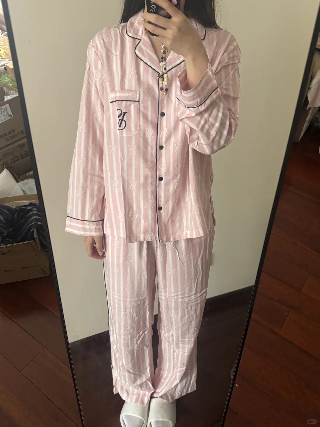 维秘睡衣m码170上身效果