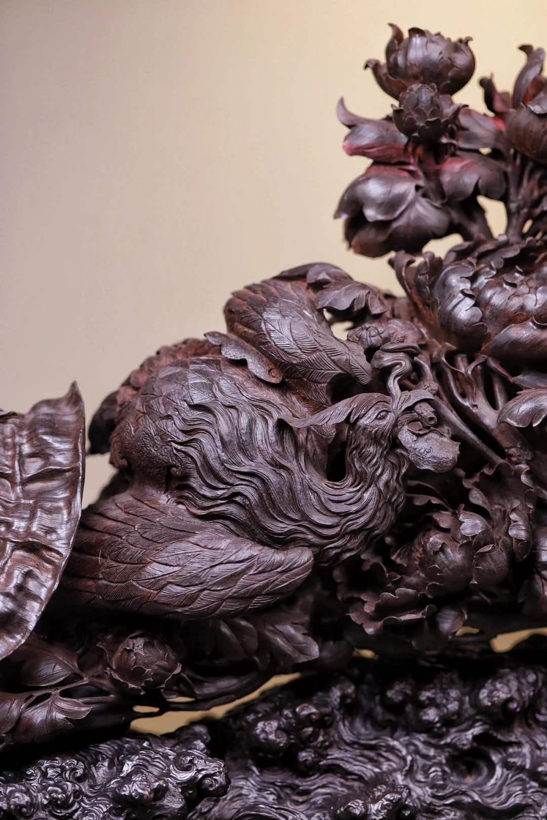 看到就喜欢的花开富贵如意摆件