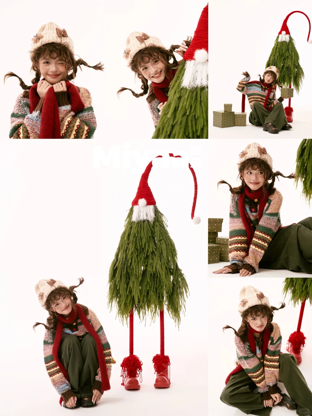 今年秋冬圣诞照怎么拍｜看这16组就够啦～