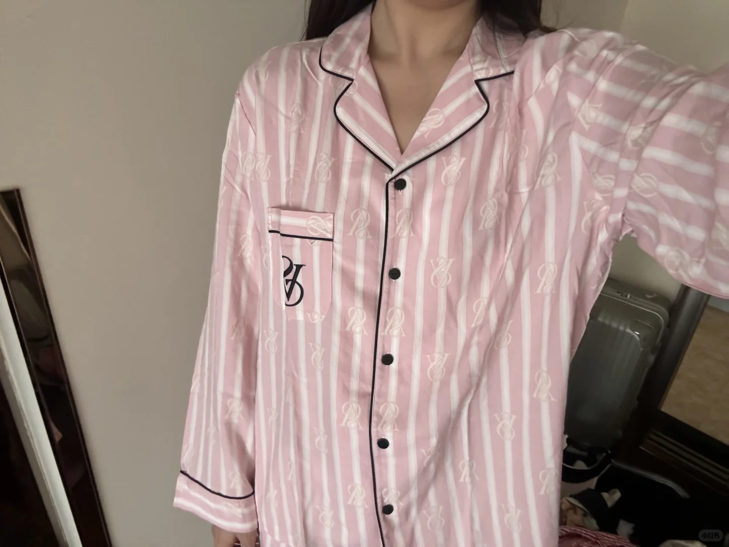 维秘睡衣m码170上身效果