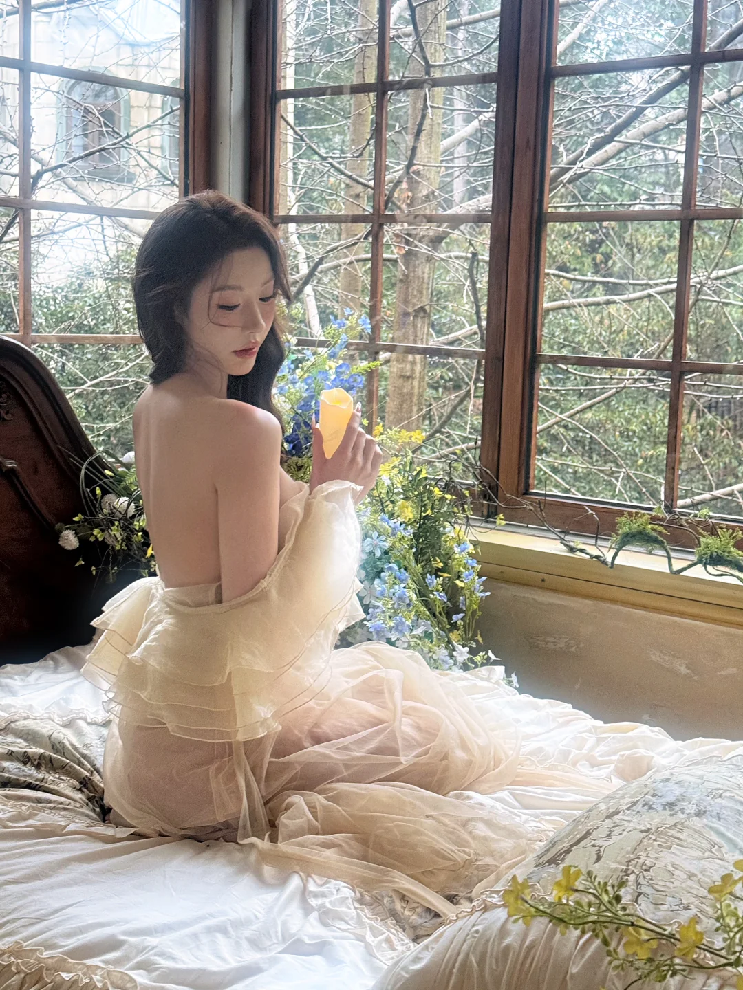 靠一张背影图就吸引了10个客妹来拍同款～