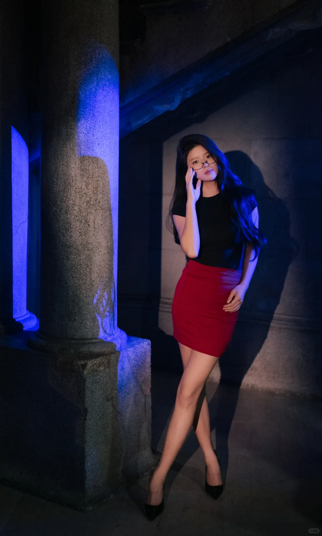 楼梯写真｜御姐范儿拉满！