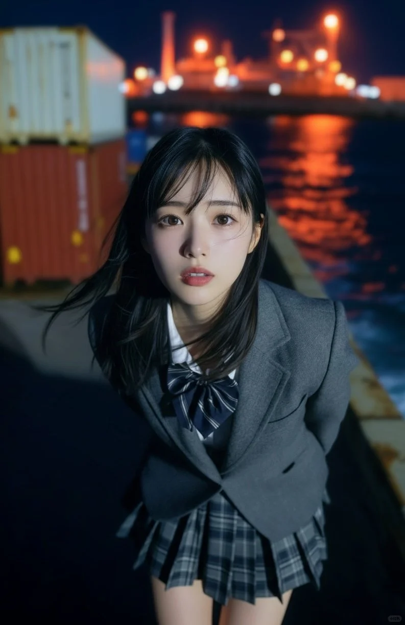 这就是青春的感觉吧！海风和校服