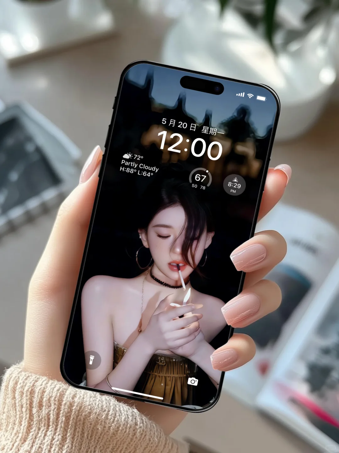 9张高清美女壁纸合集｜换上立马变高级