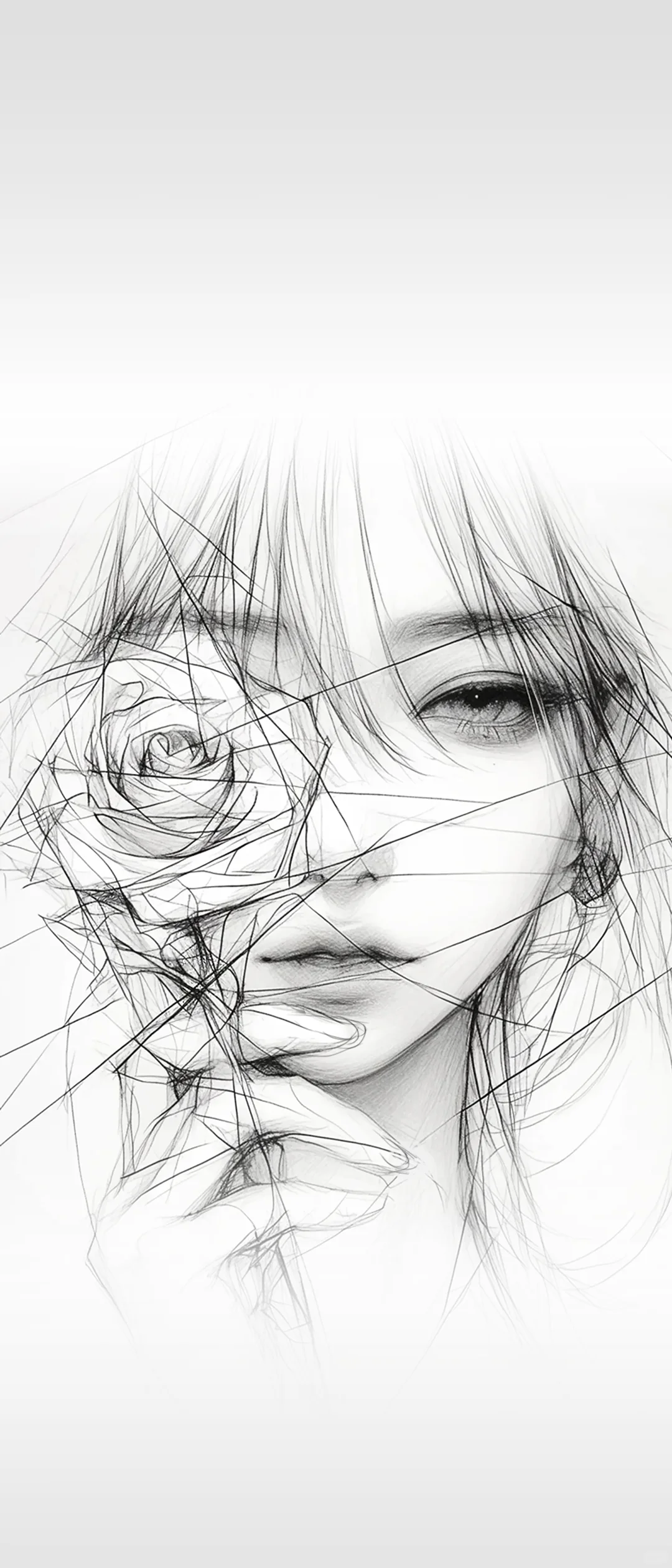 素描风小众壁纸｜高级感与破碎感的碰撞🎨