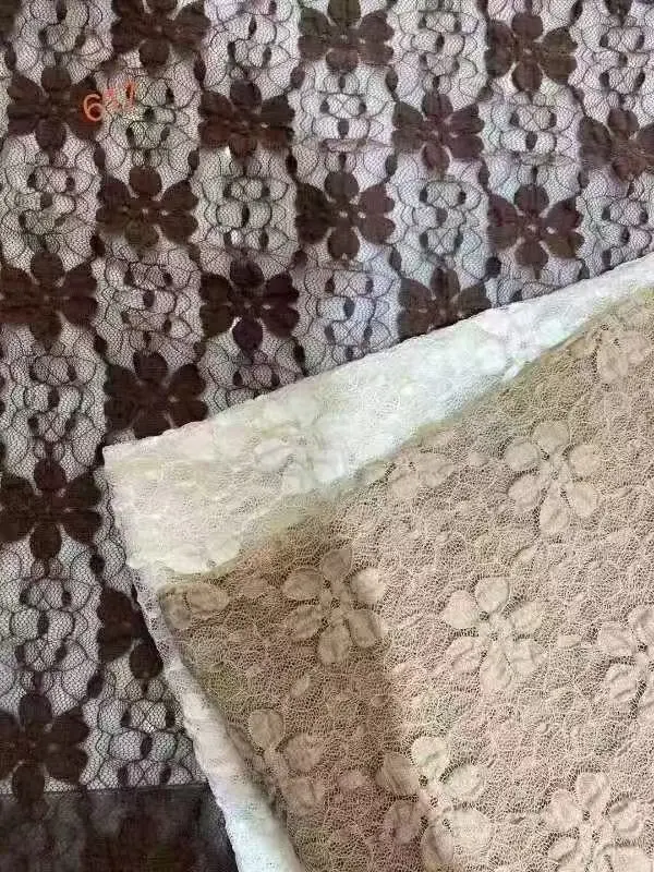 弹力蕾丝小清新纯欲时尚优雅迷人少女感花朵