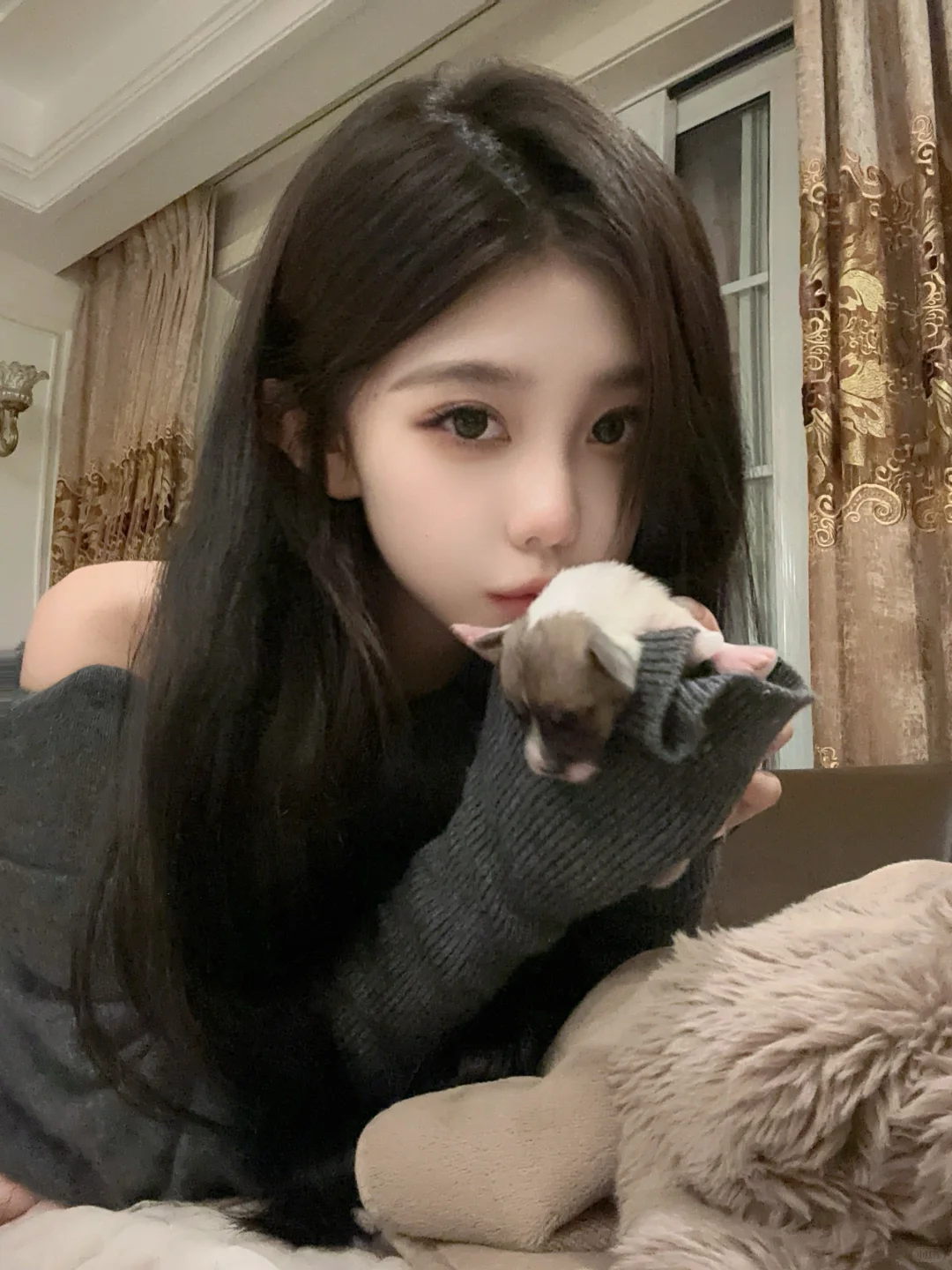 用高中买的iPhone8拍了个照