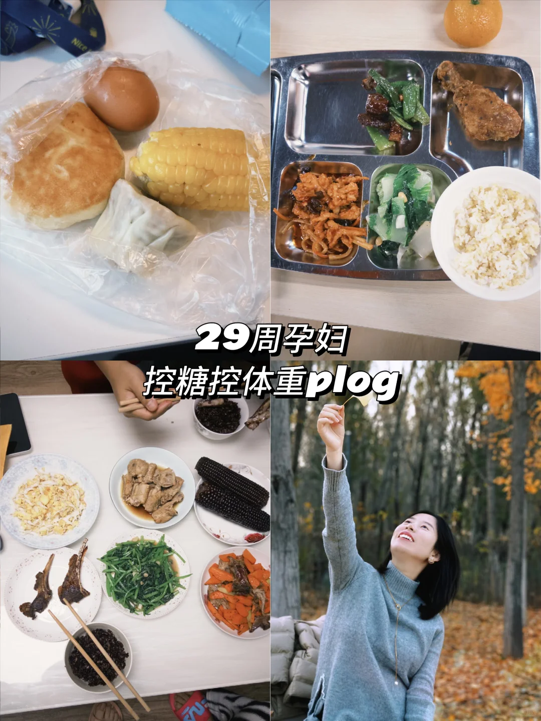 29周孕妇控糖控体重plog