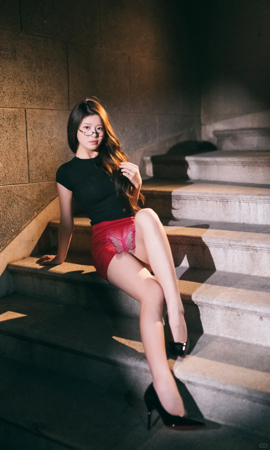 楼梯写真｜御姐范儿拉满！