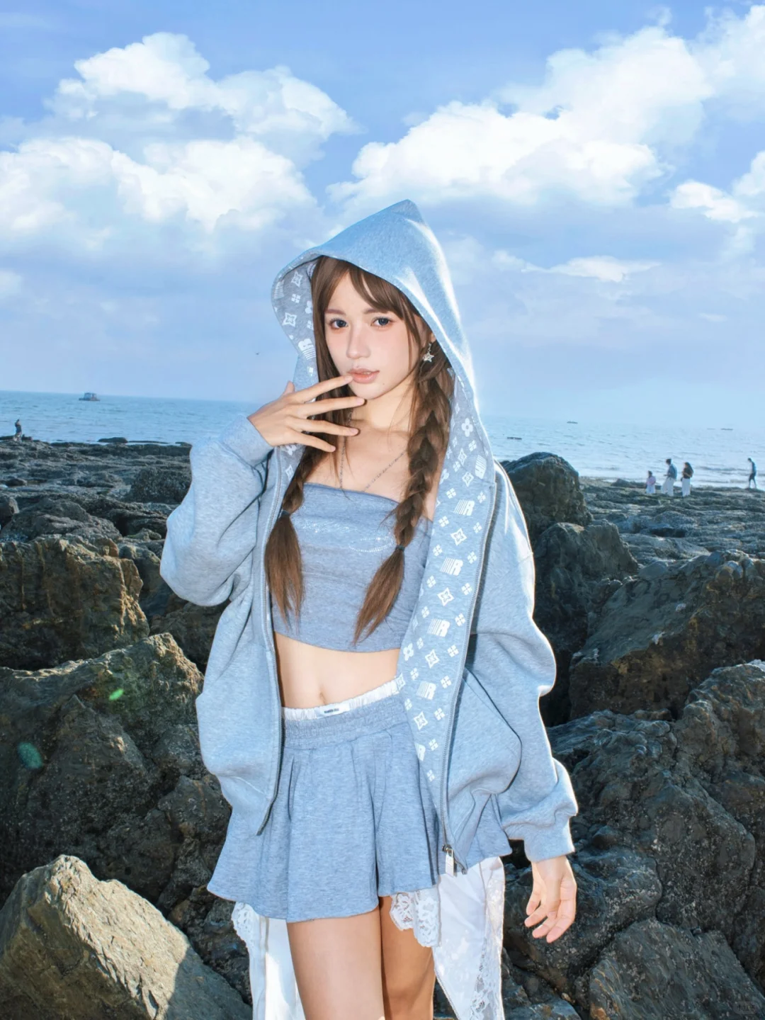 海边秋季穿搭姿势合集！