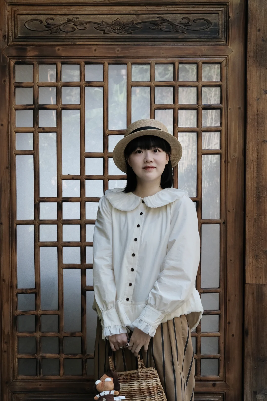 155日系小个子｜🍁秋日棕色系氛围感穿搭～