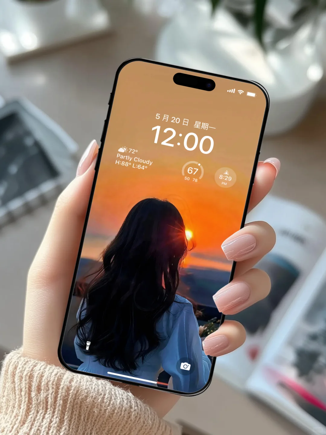 9张高清美女壁纸合集｜换上立马变高级