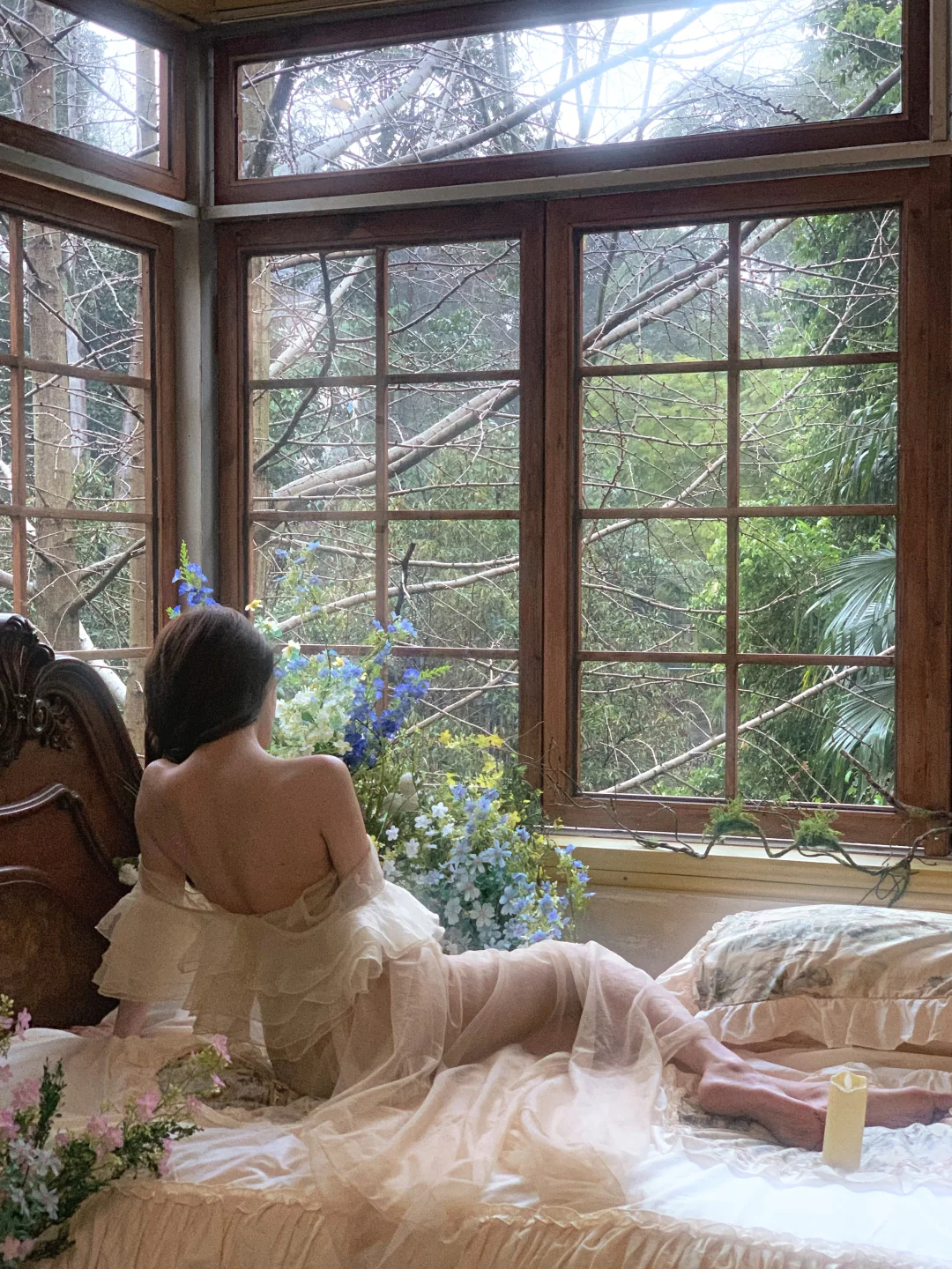 靠一张背影图就吸引了10个客妹来拍同款～