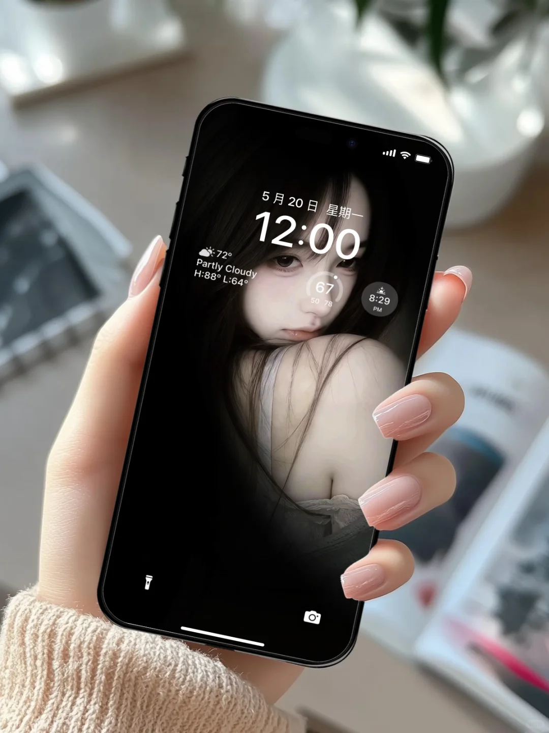 9张高清美女壁纸合集｜换上立马变高级