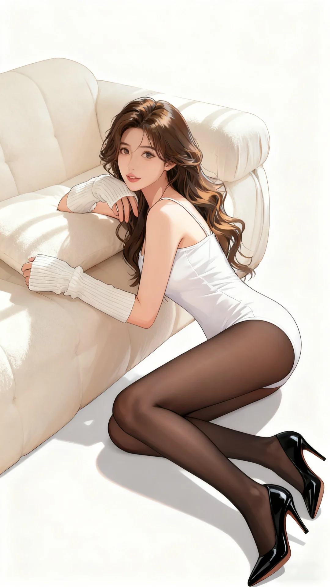 惹眼黑、白丝【漫眼观】美女-30