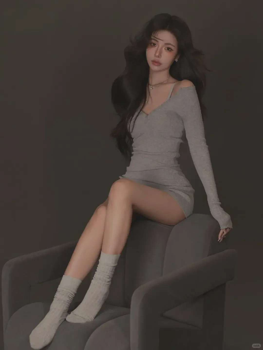 韩系柔情白月光☁️氛围感纯欲御姐写真