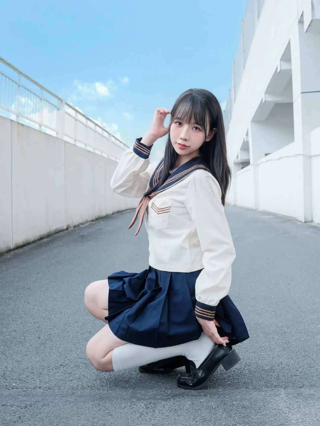 蓝天白云和美丽的我