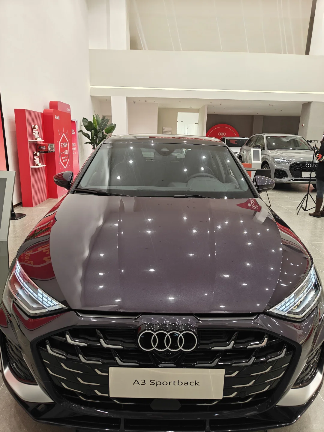 撩拨心弦的A3极光紫！小姐姐的个性优雅座驾