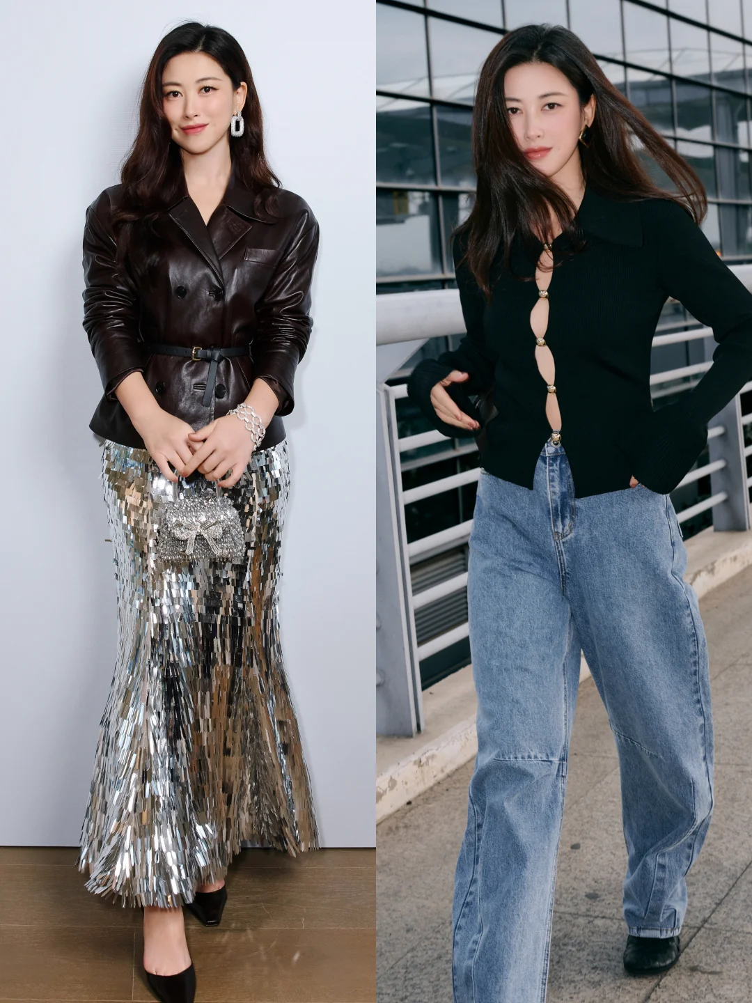 朱珠贵气四套依旧封神：妩媚智性天花板🥂