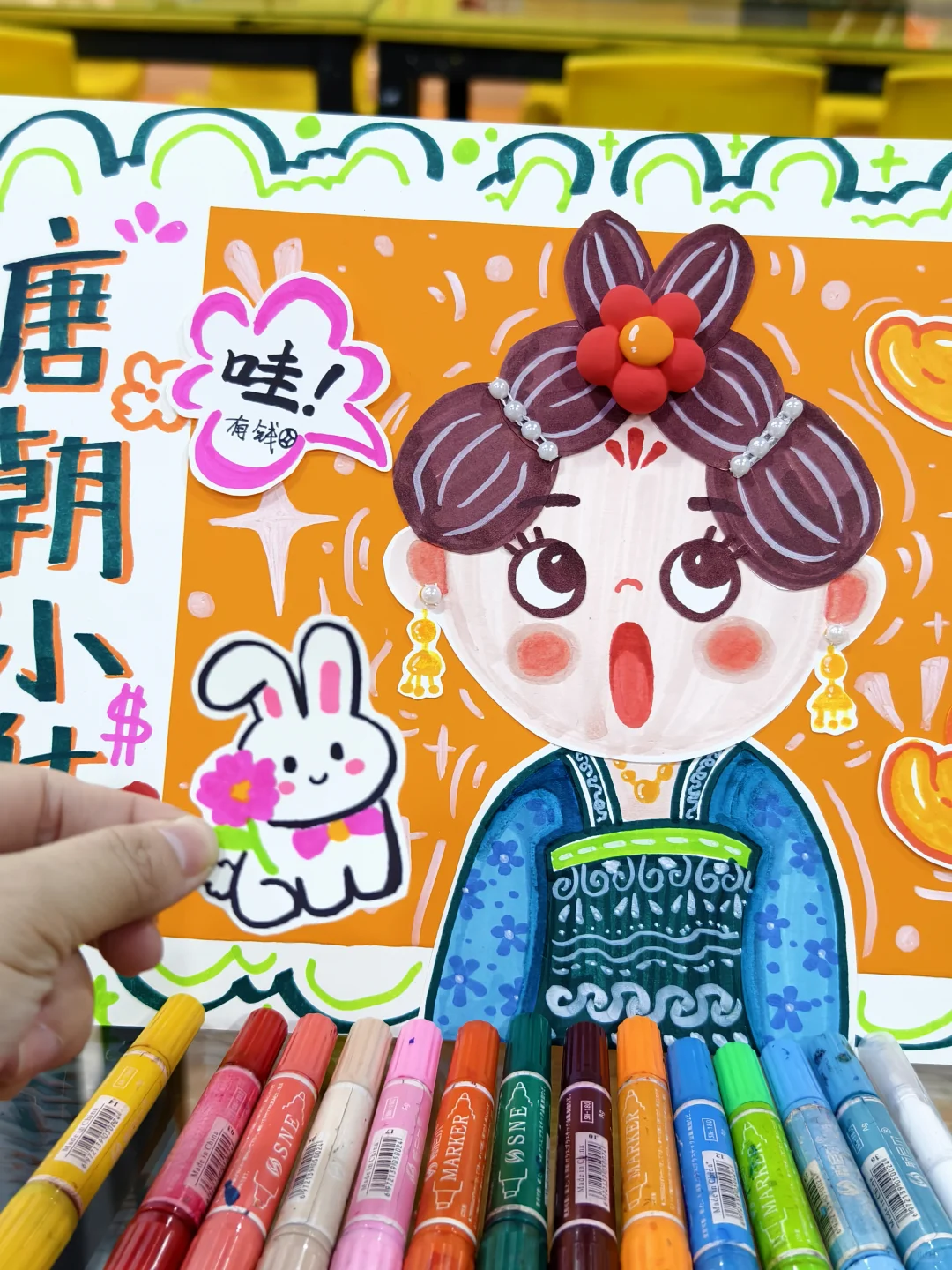 咱们也来画画《唐朝小仕女》吧🎨