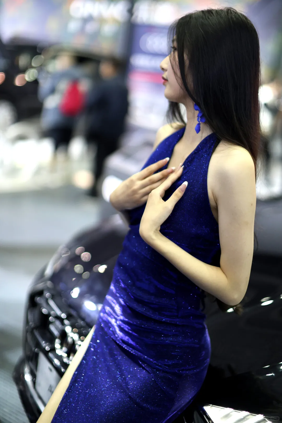 性感冷艳得蓝色妖姬