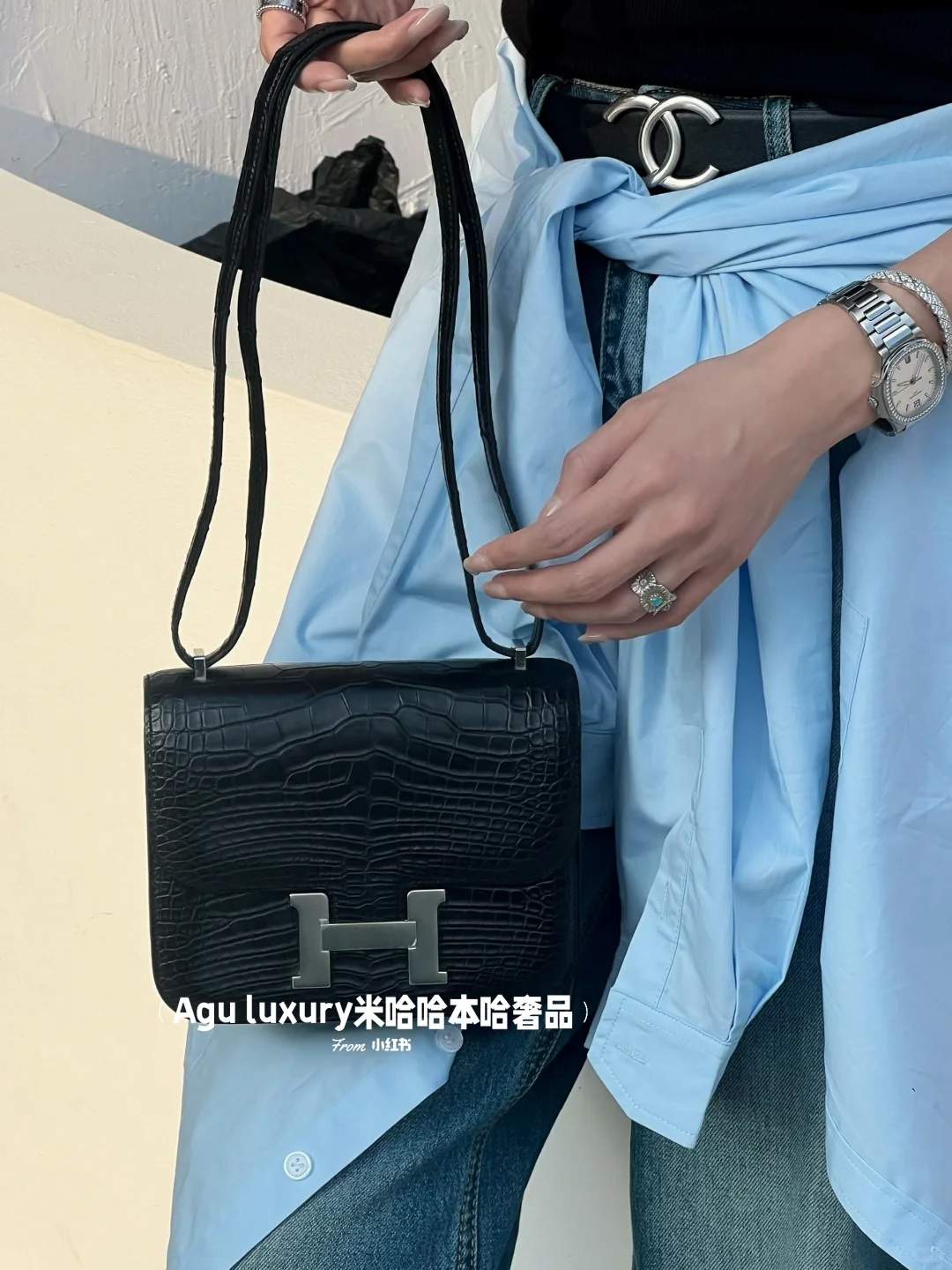 新尤物｜黑银雾面鳄鱼🐊 19 Constance